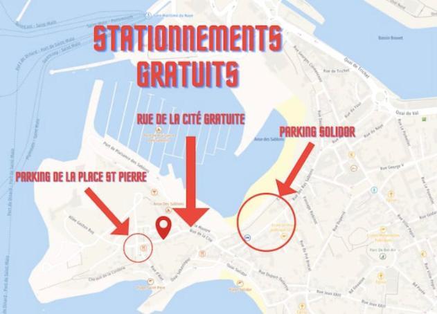 Appartement Aquaroom Rdc - Plage 50M - Rue Gratuite Saint-Malo Exterior photo